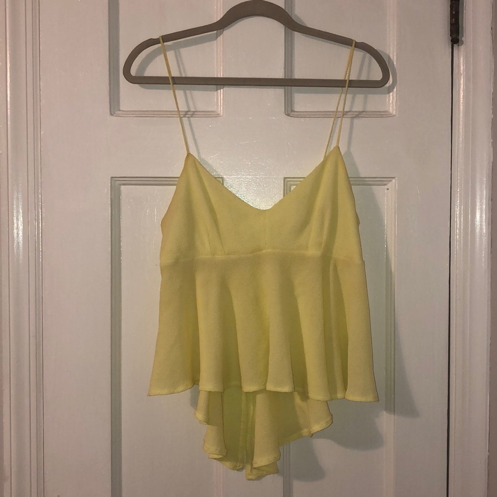 Yellow Zara Tank